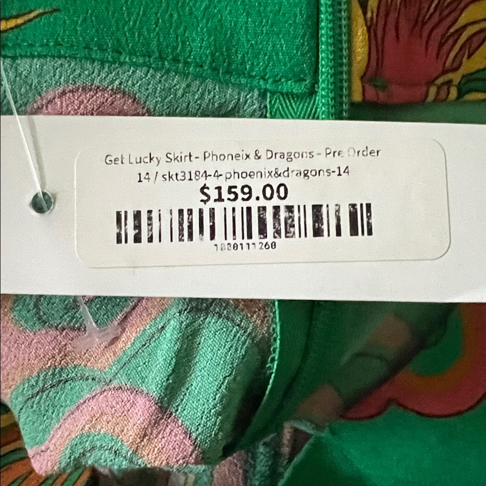 Trashy Diva Phoenix and Dragons maxi skirt NWT - Picture 3 of 4